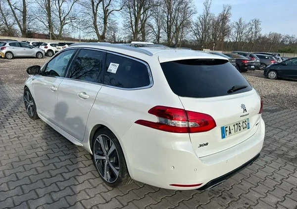 Peugeot 308 cena 22900 przebieg: 81000, rok produkcji 2018 z Brzeszcze małe 137